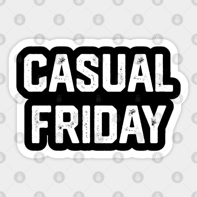 Casual Friday Sticker by Litehouse Tees
